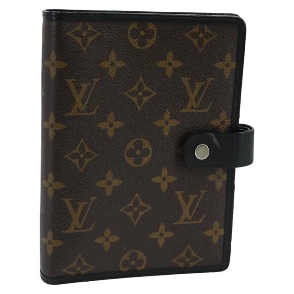 LOUIS VUITTON Monogram Macassar Agenda MM Day Planner Cover - Picture 1 of 16